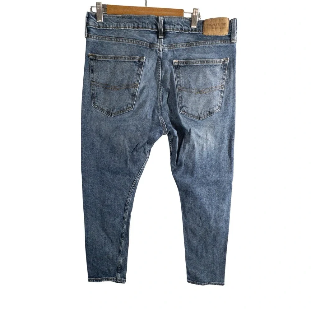 Levis Signature Blue‎ Jeans Mens 36x30 Regular Fit Tapered Leg Denim Levi's